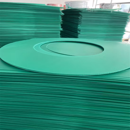 Folha plástica de PP Coroplast Corflute da forma do círculo para a proteção da bobina do fio de aço